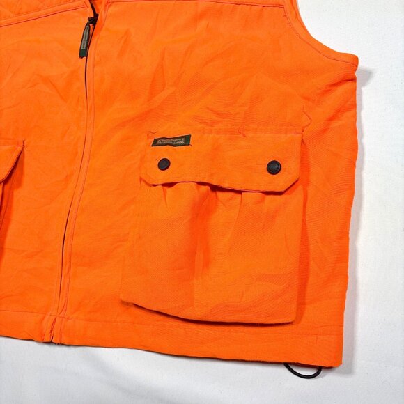 Remington Blaze Safety Orange Hunting Shooting Vest w/ Rear Game Pocket Mens L - Picture 3 of 8